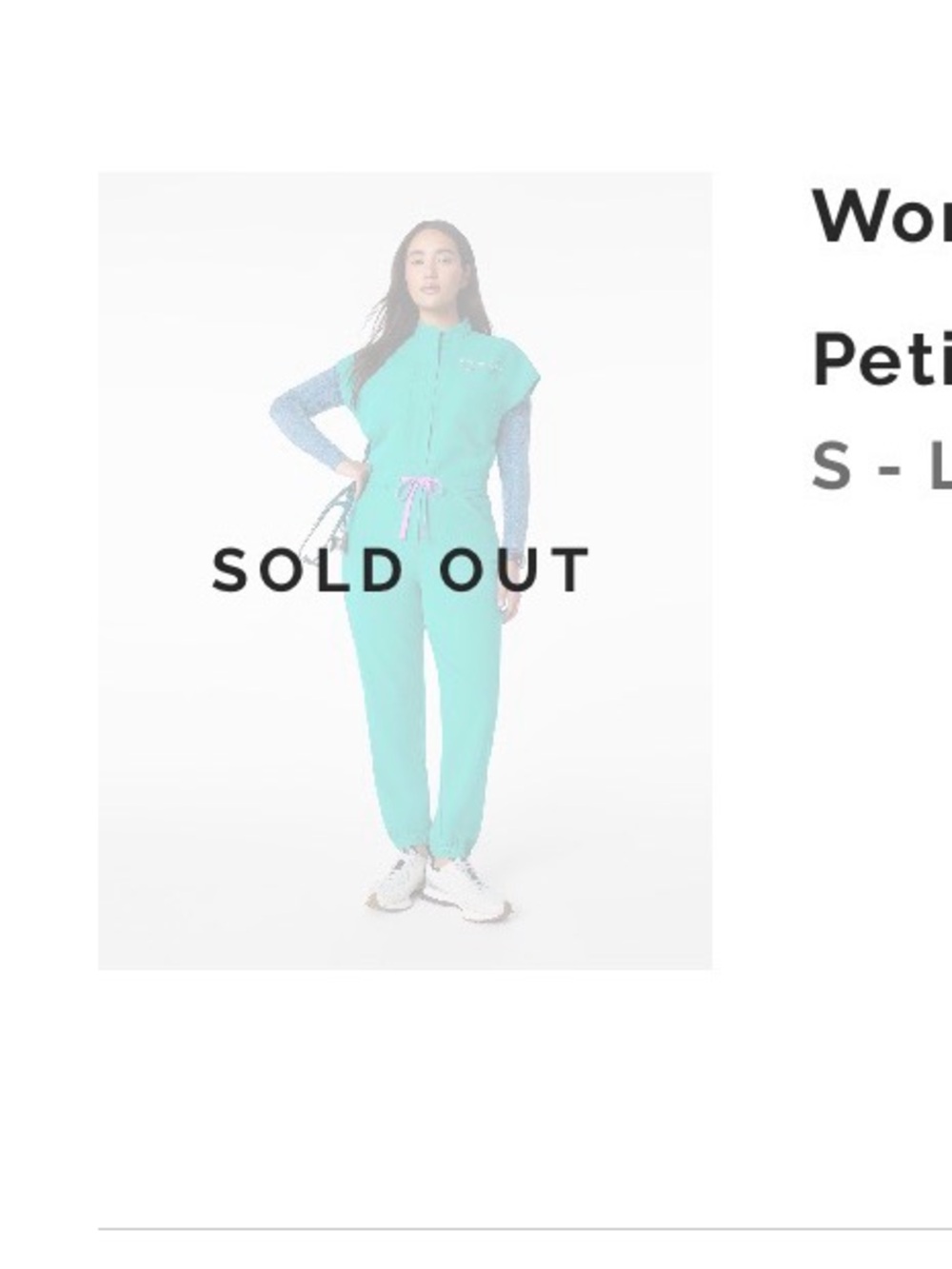 Figs lagoon scrub jumpsuit